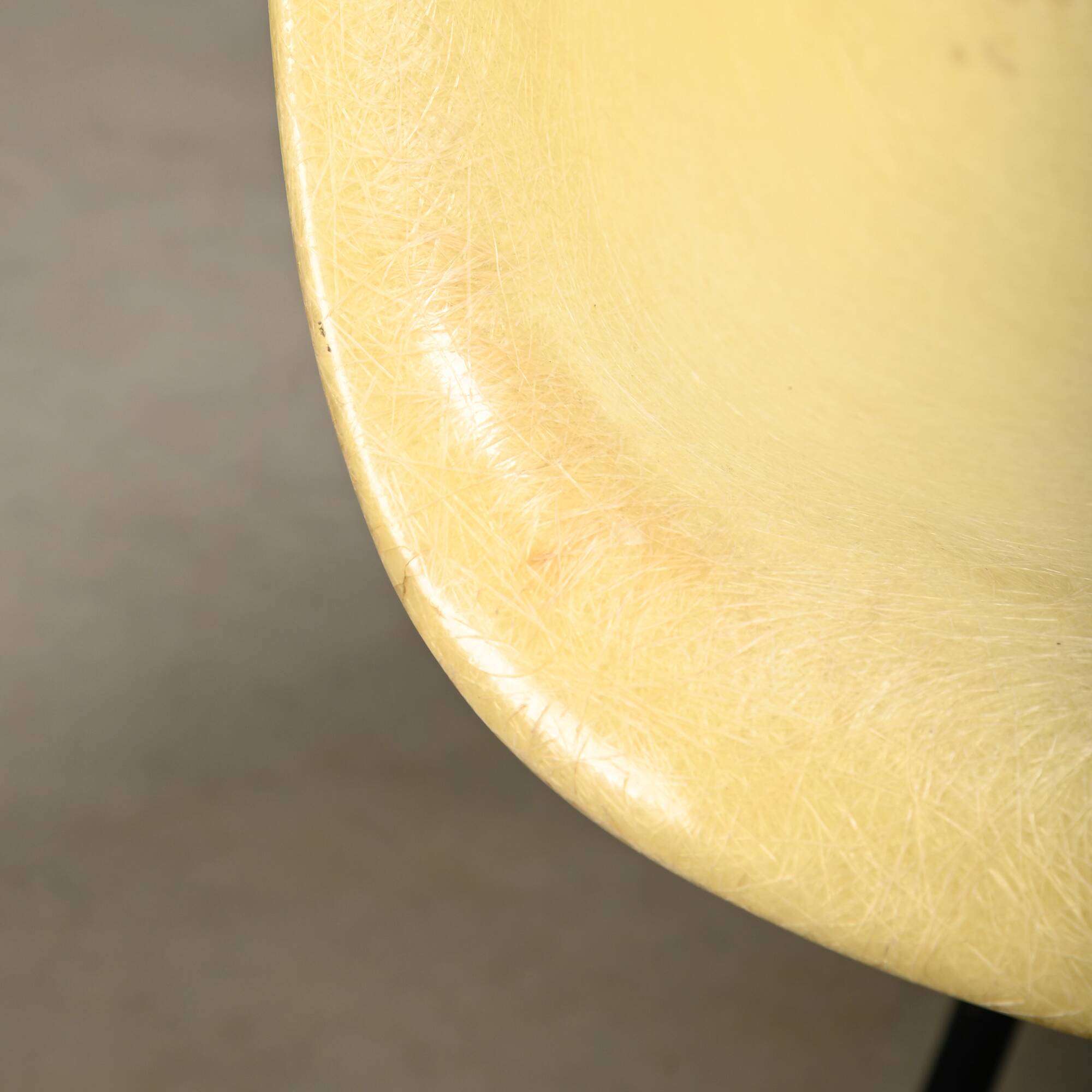 Charles & Ray Eames MAX Parchment rope edge Armchair Herman Miller 1951
