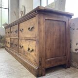 XXL walnut silk loom furniture from the 50s