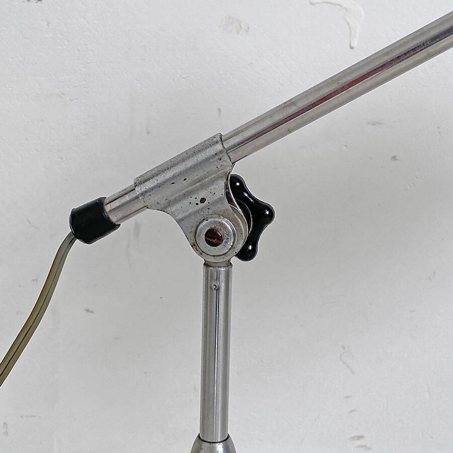 Vintage architect lamp 1950s design by Louis Ferdinand Solere