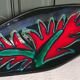 Longwy, numbered and hand-decorated pocket bowl from around 1960.