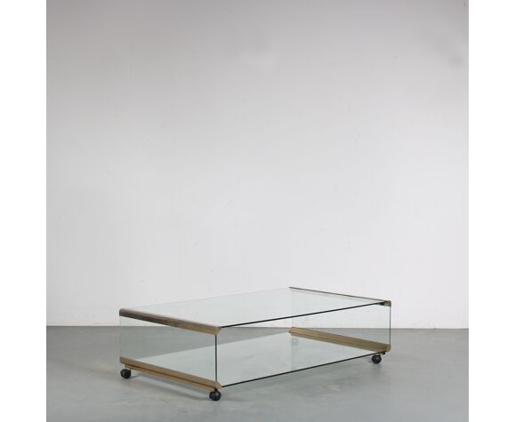 1970s Double coffee table by Gallotti & Radice, Italy