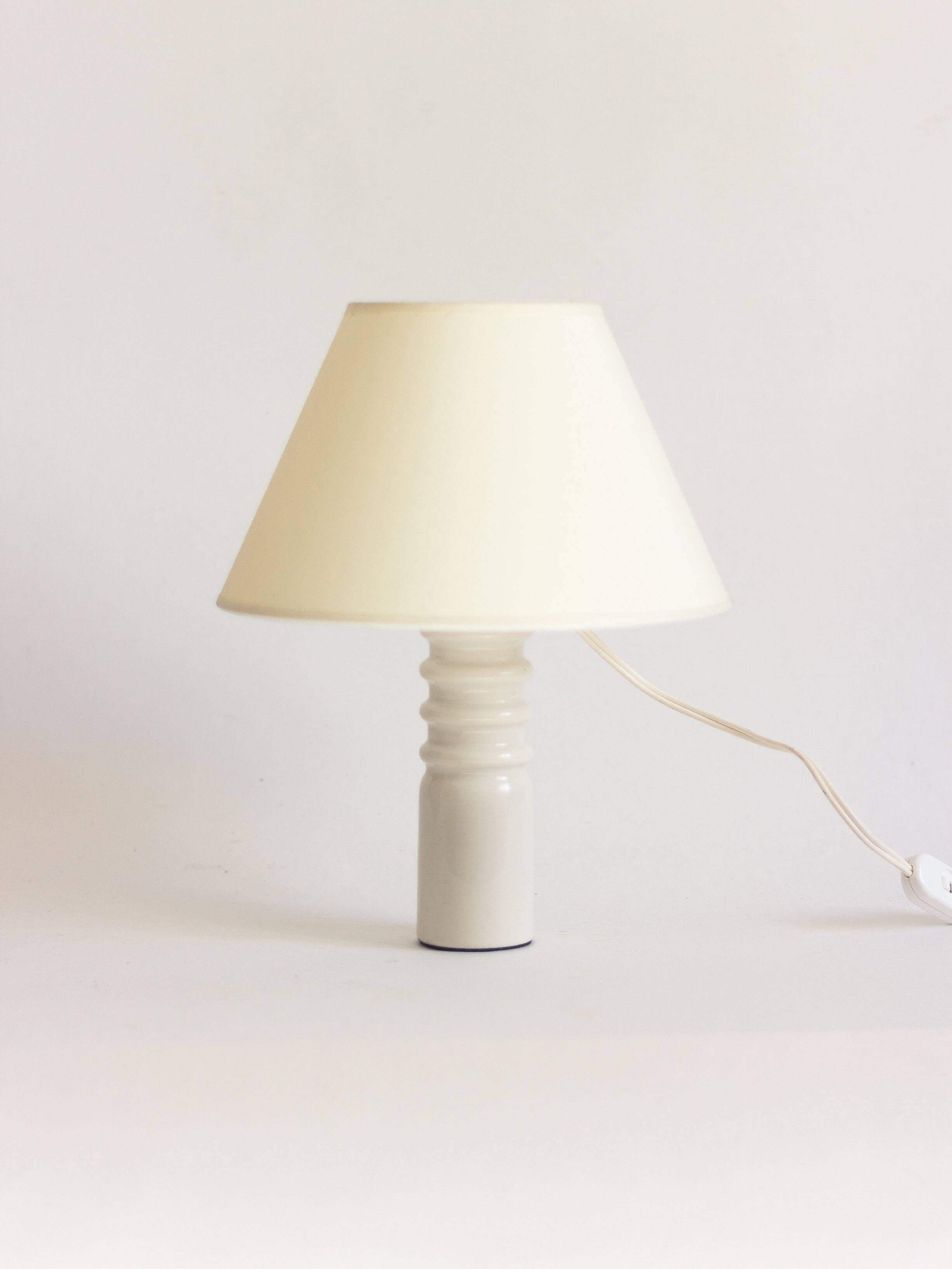 Small ceramic lamp base, handcrafted