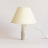 Petit pied de lampe en céramique, travail artisanal
