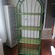Green bamboo/rattan shelf