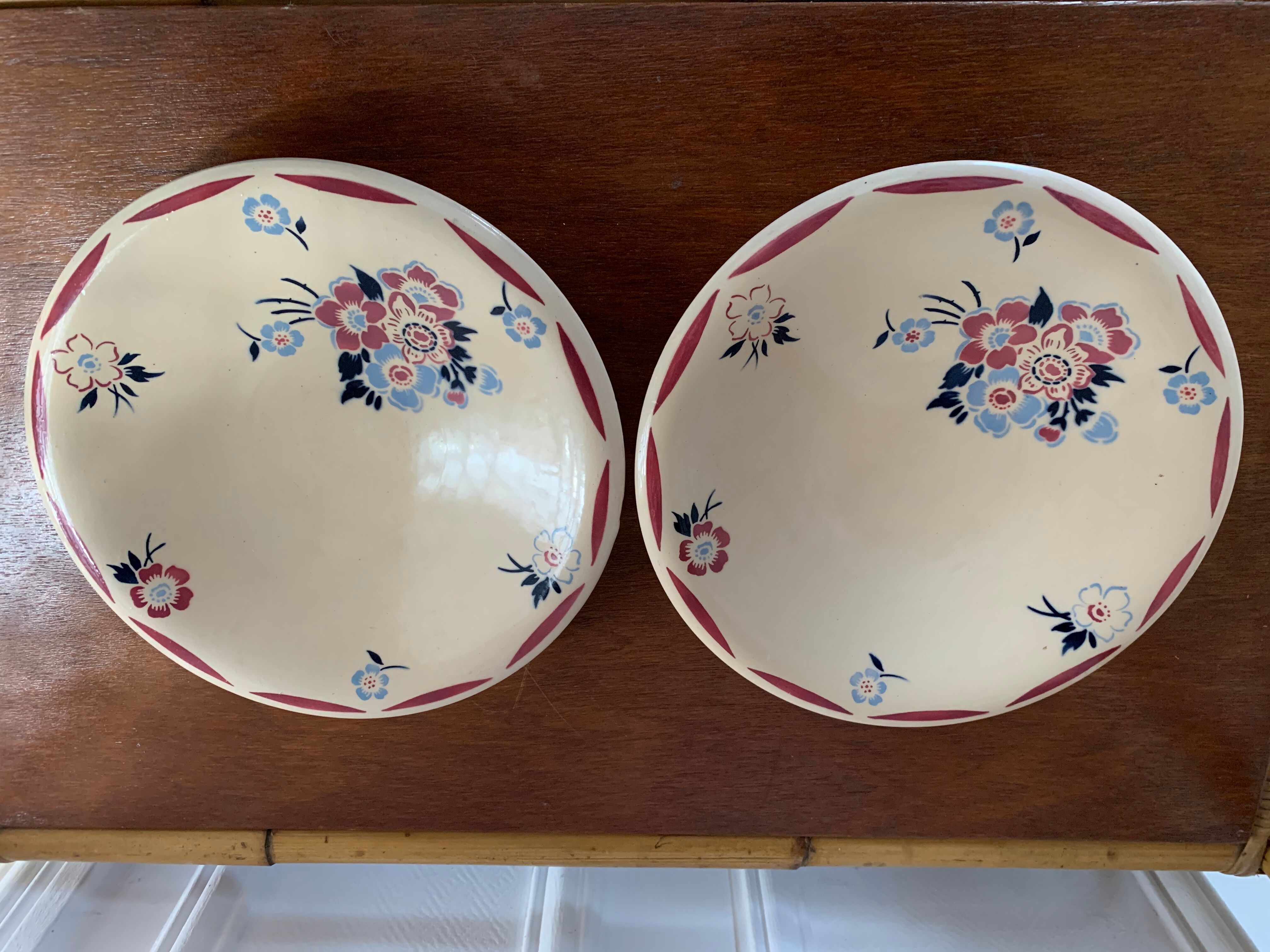 2 hollow plates K&G Luneville