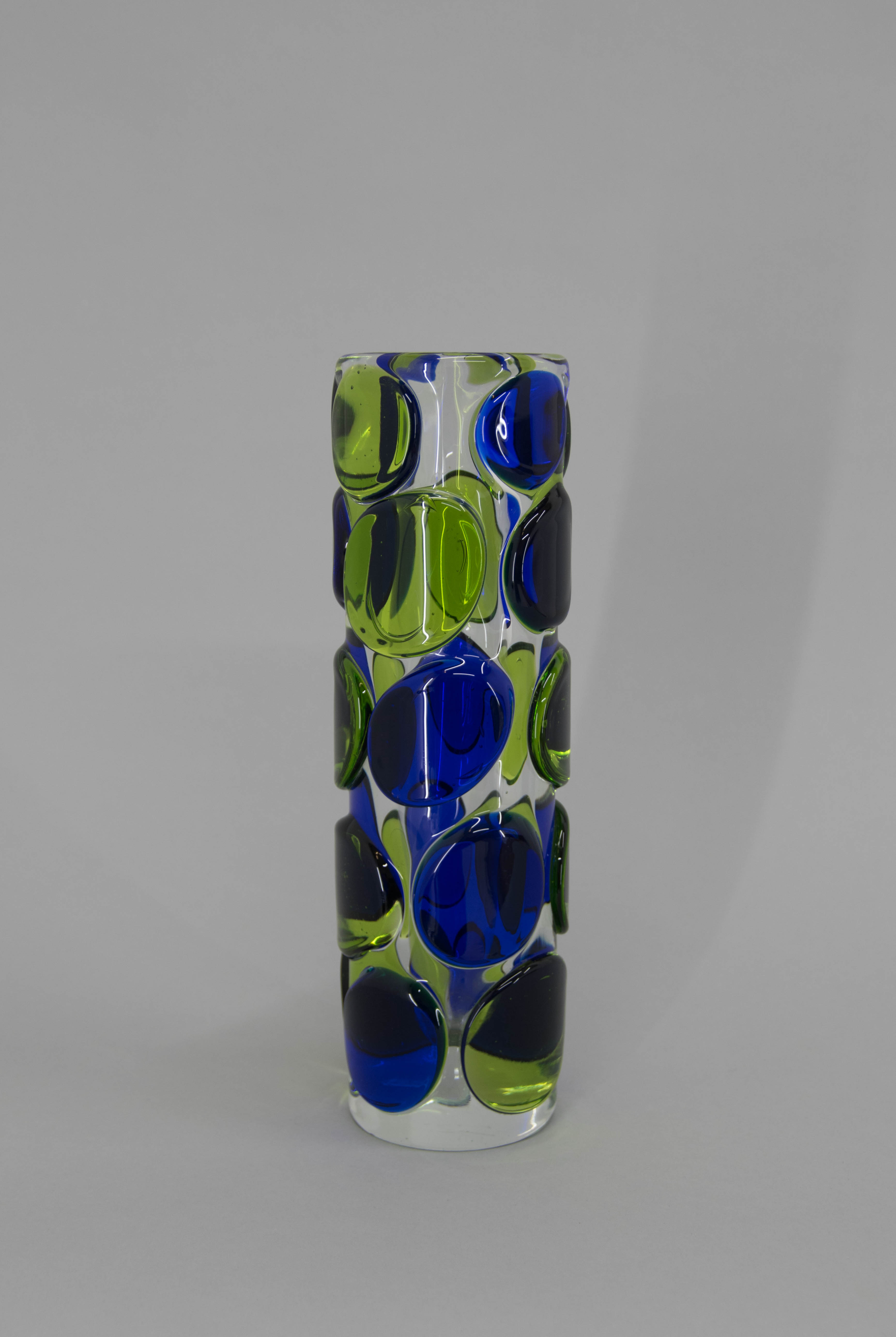 Art Glass Vase by Jaroslav Svoboda, circa 1980