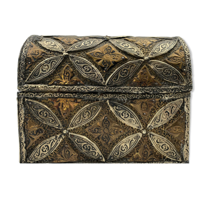 Coffret oriental metalique - structure