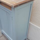 Parisian buffet wood and pastel