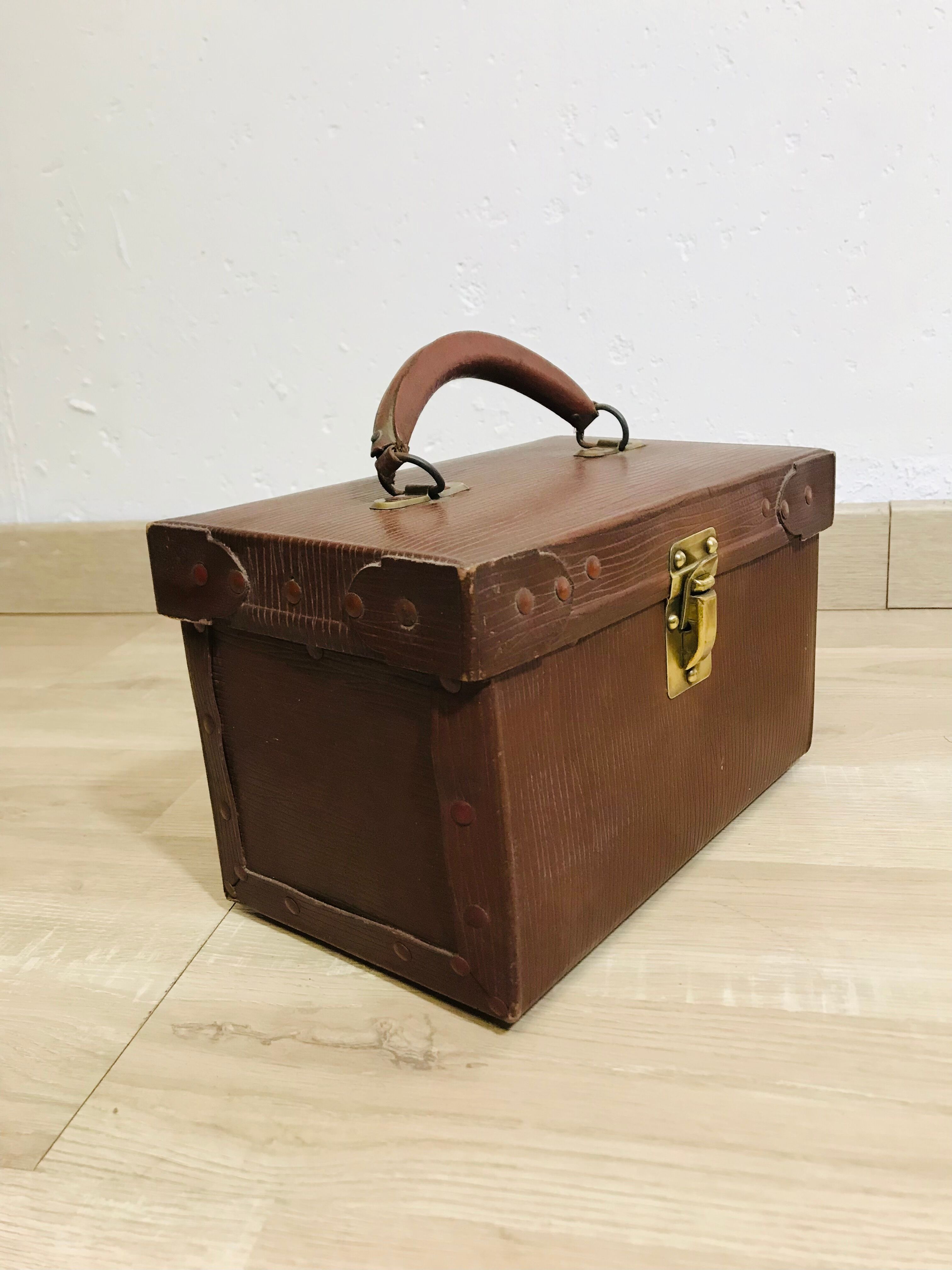 Small boiled cardboard box