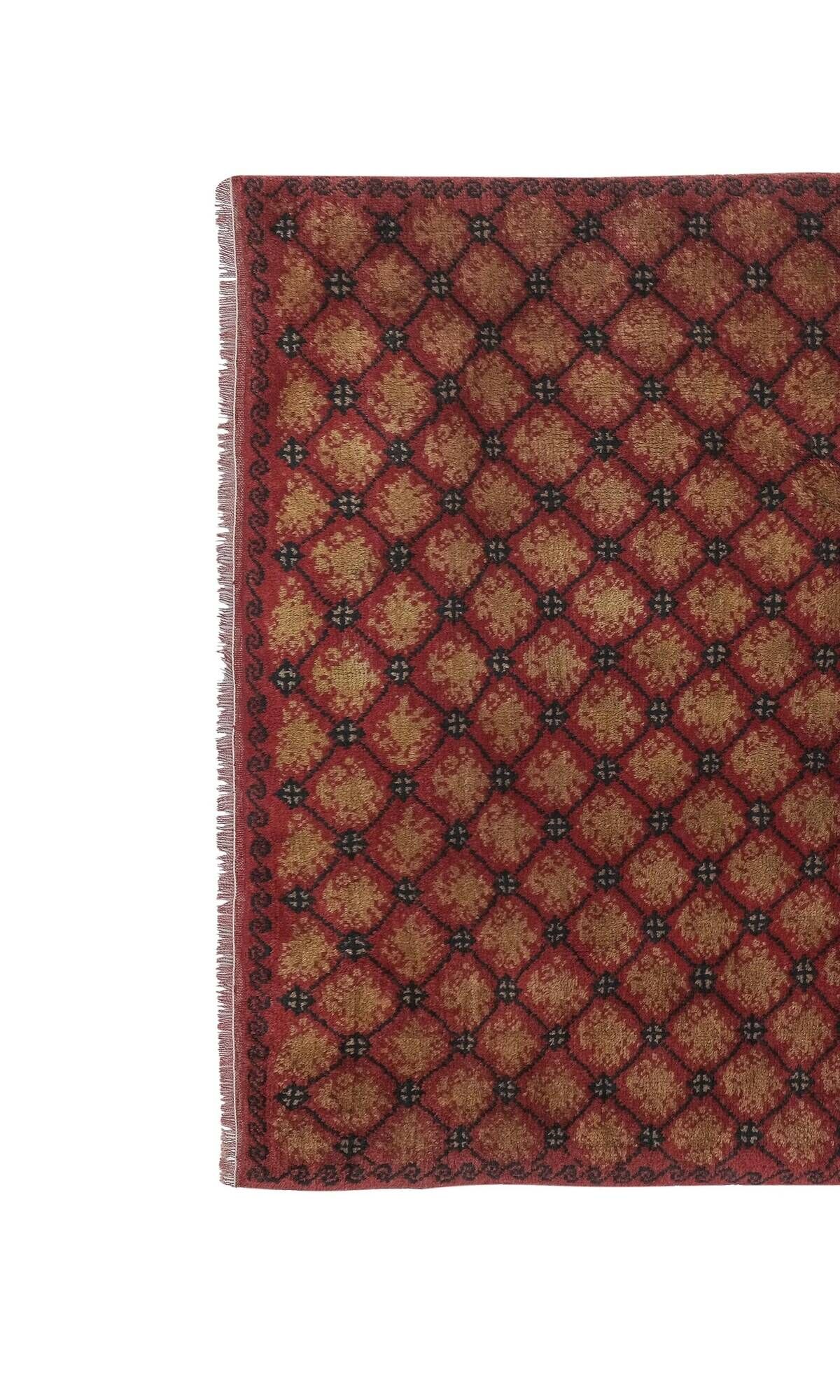 Vintage handmade Turkish rug 130x171 cm