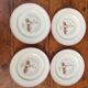 Lot of 4 old Italian plates