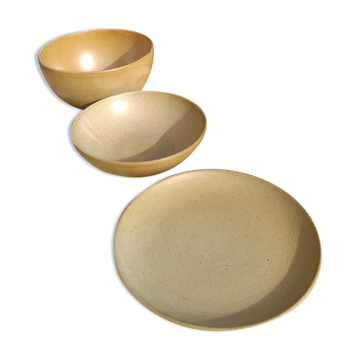 3 courses/salad bowls Grès Village France