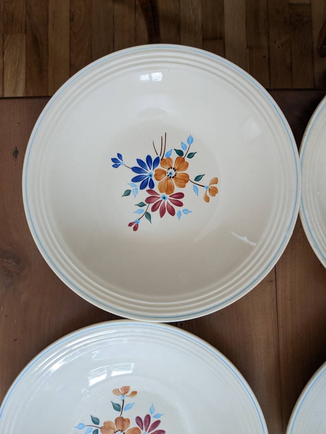 10 Saint Amand Yolande soup plates