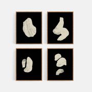 4 abstract giclee prints, set of four, A3