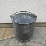 Old zinc bucket