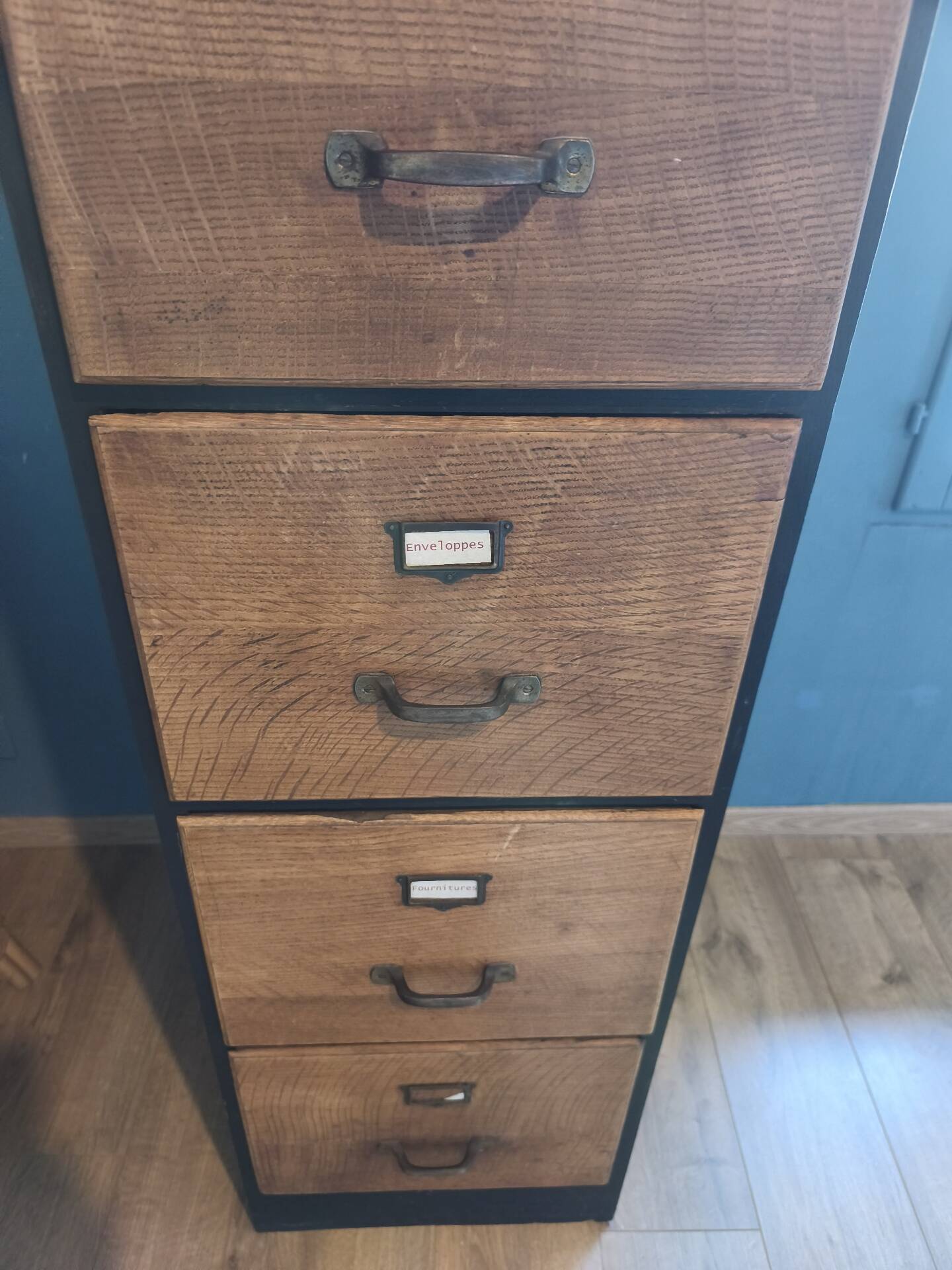 Old filing cabinet in chebev.