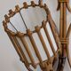 Rattan wall lights by Louis Sognot