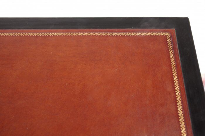 Pair of buffets in a black lacquer decoration of braces circa 1950