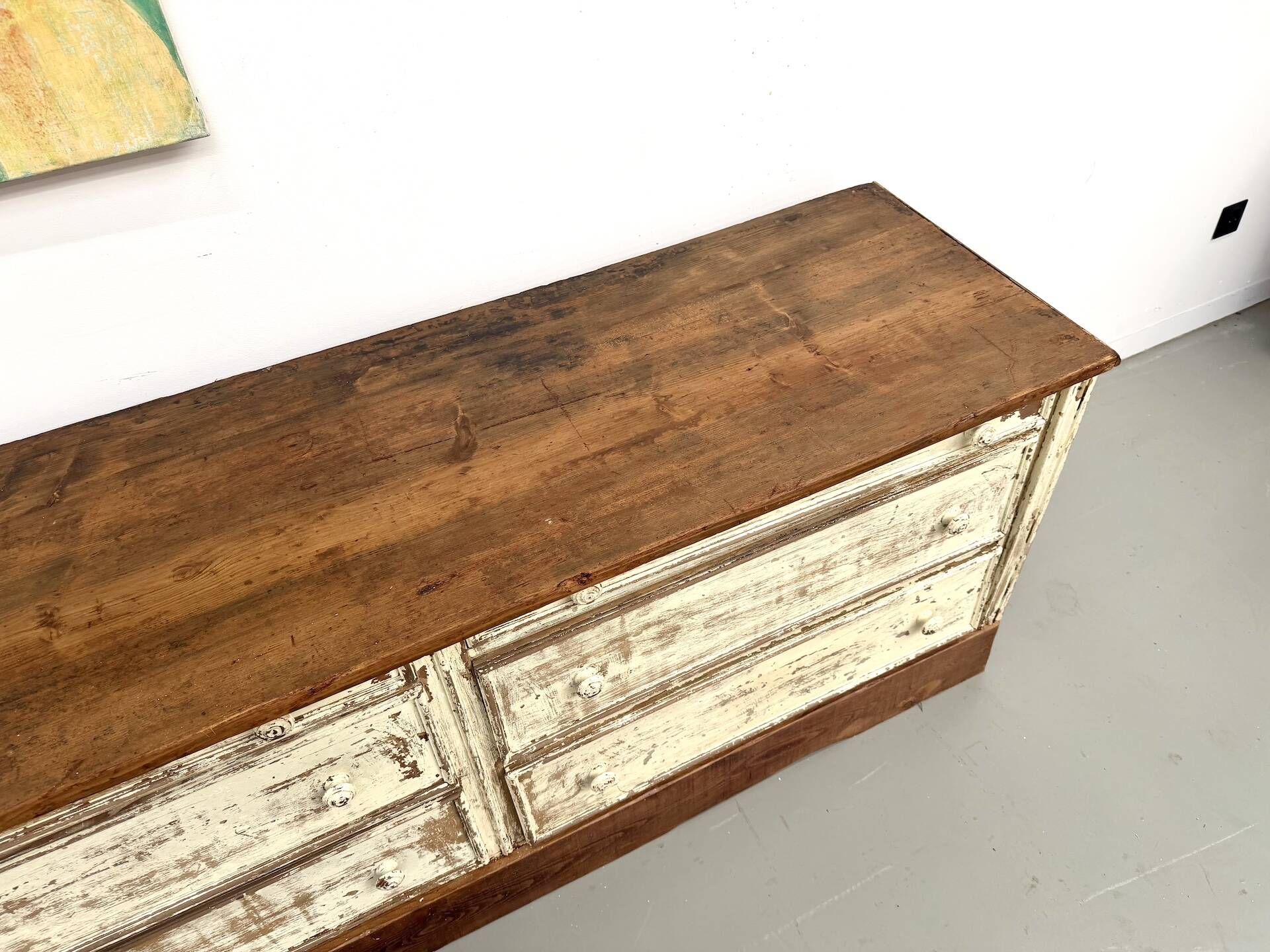 Large antique haberdashery cabinet, circa 1900