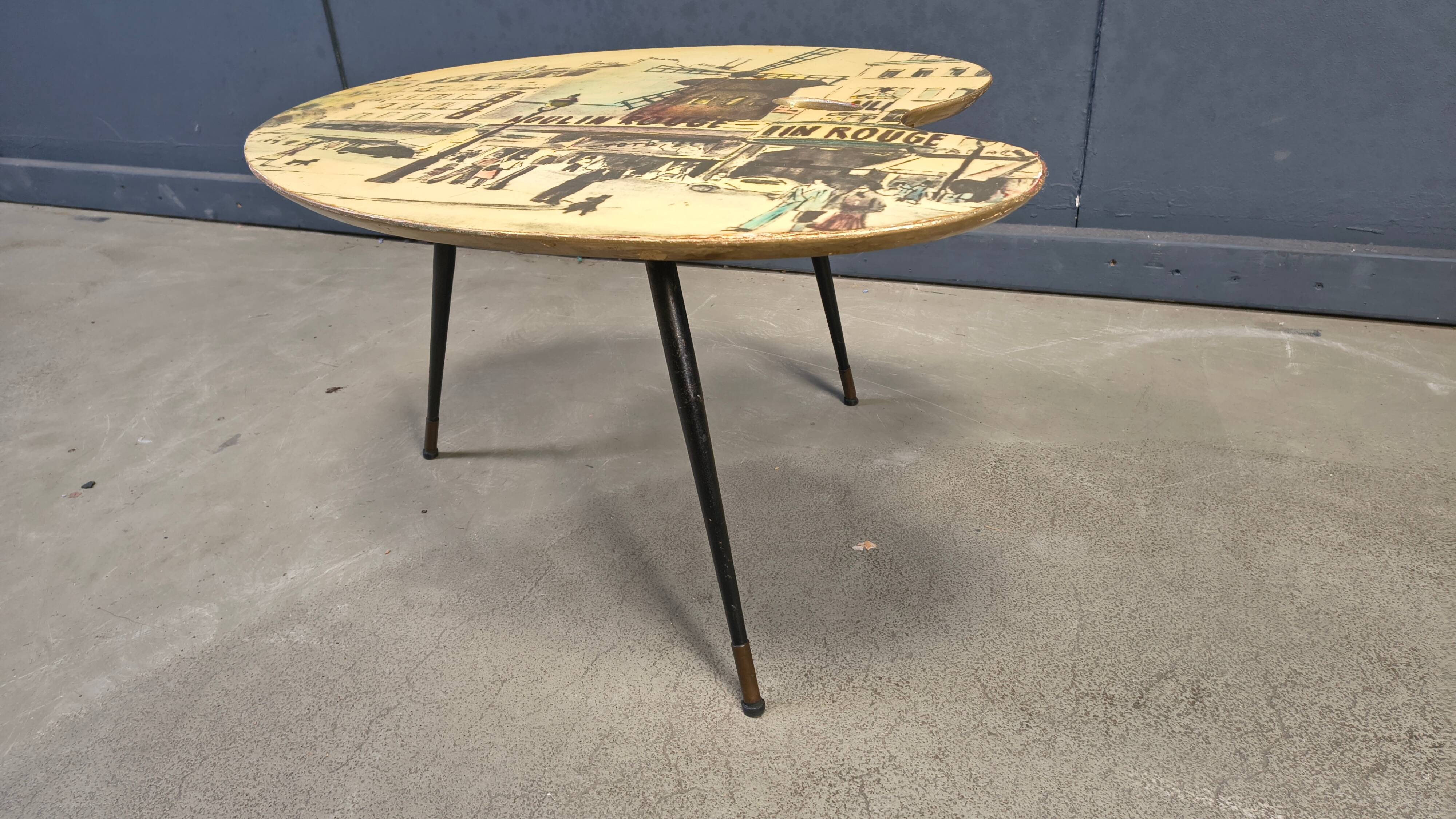 Vintage Italian coffee table, 1950s