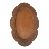 Hand-carved wooden top