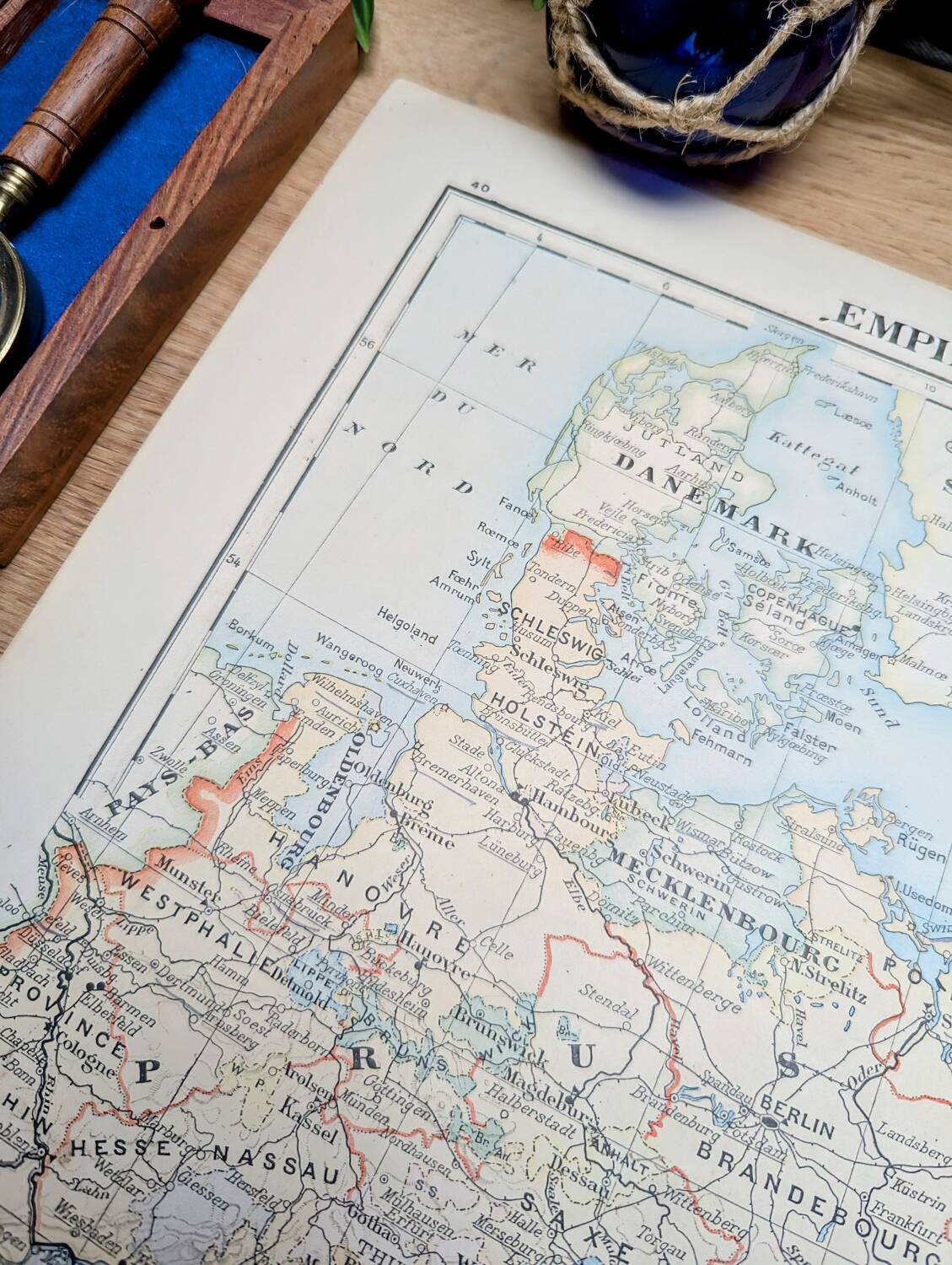 Printed in 1900, The German Empire.