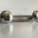 Vintage chrome metal coat stand