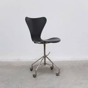 1st edition '3117' swivel desk chair by Arne Jacobsen for Fritz Hansen, 1955