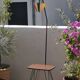 Vintage floor lamp geometric tube