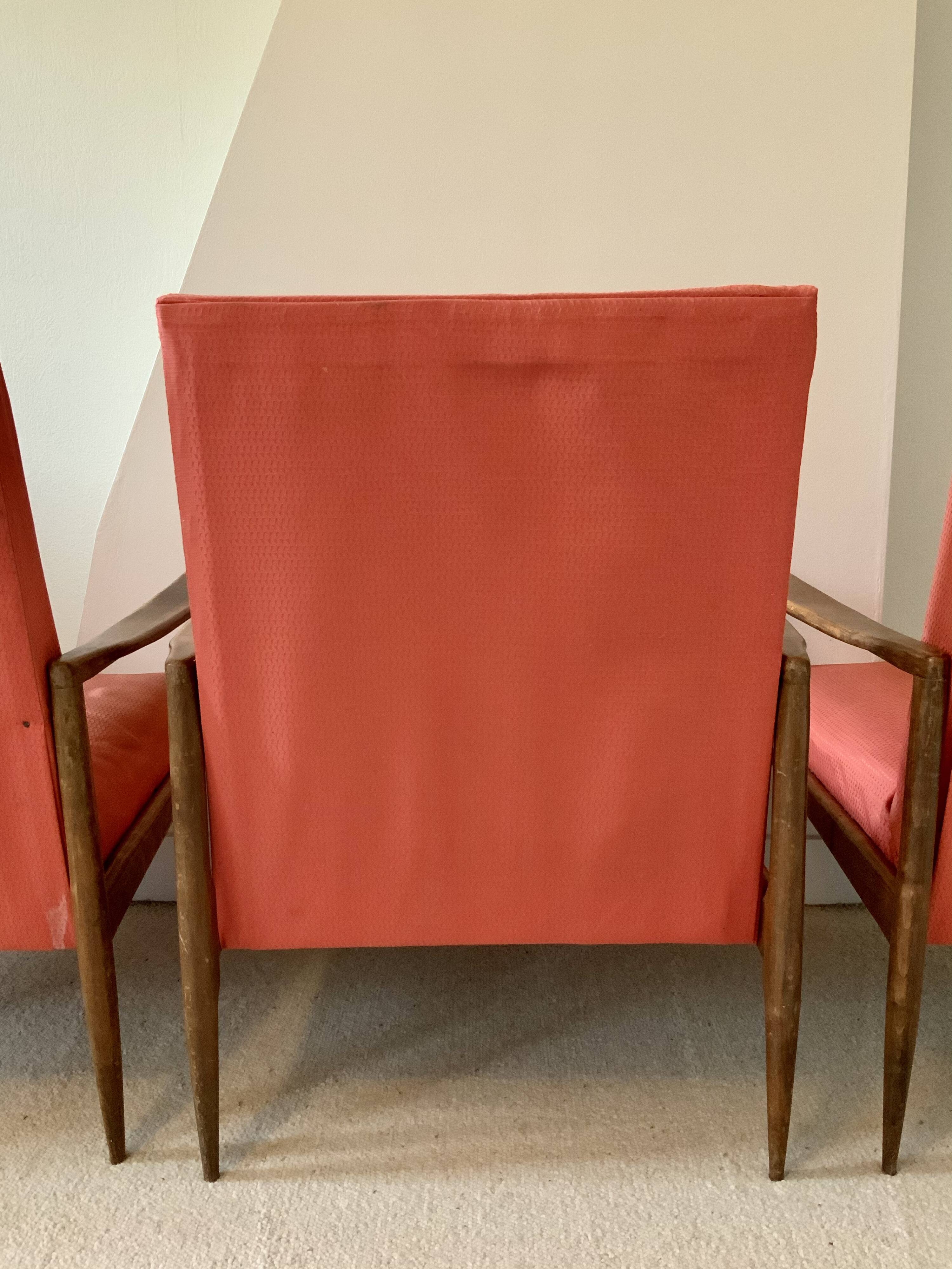 Set de 3 fauteuils à restaurer