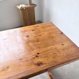 Mountain furniture table made of solid pine