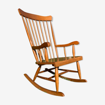 Rocking chair en bois