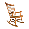 Wooden rocking-chair