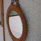 Rattan sun mirror 530mm