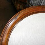 Pair of walnut armchairs mark from the 19th century