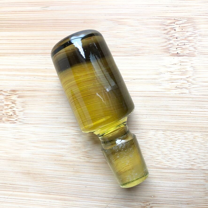 Antique blown glass decanter