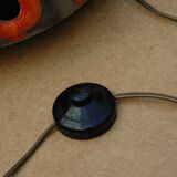 Lamp foot "fat lava" in ceramics
