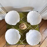 4 scallop bowls