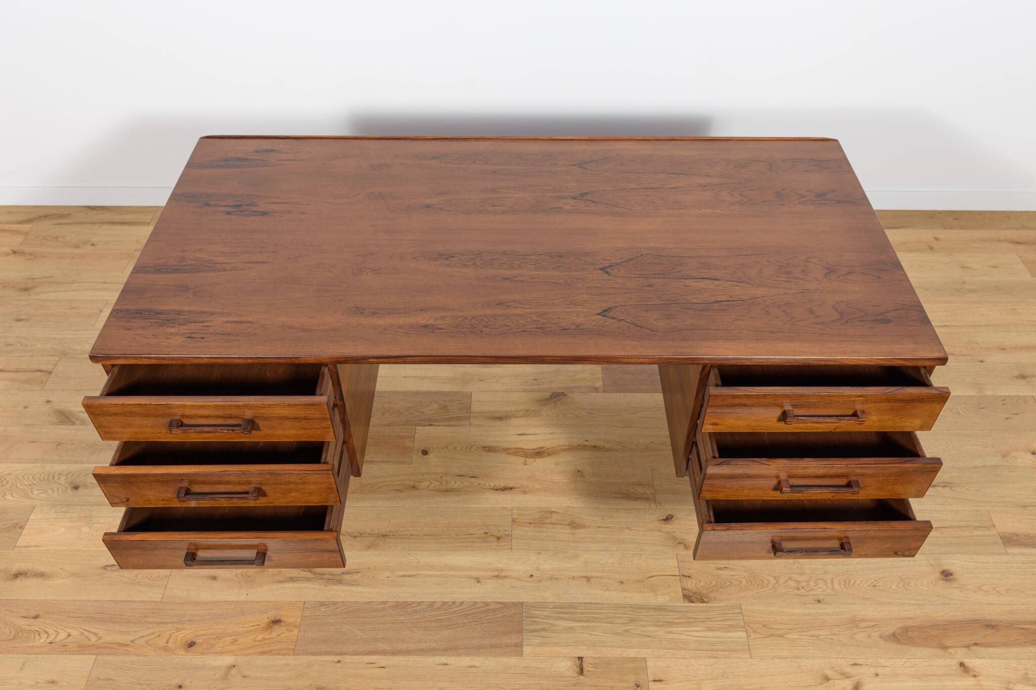 Mid-Century Rosewood Freestanding Desk by Torben Valeur & Henning Jensen for Dyrlund, 1960s