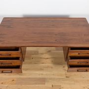 Mid-Century Rosewood Freestanding Desk by Torben Valeur & Henning Jensen for Dyrlund, 1960s