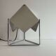 Vintage adjustable table lamp in chromed metal, France 1970