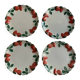 Longchamp antique strawberry barbotine plates