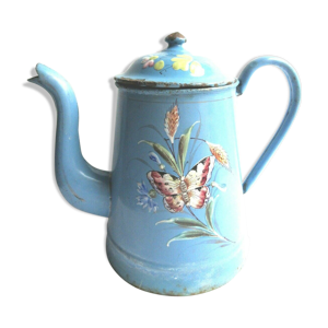 Cafetière ancienne tôle