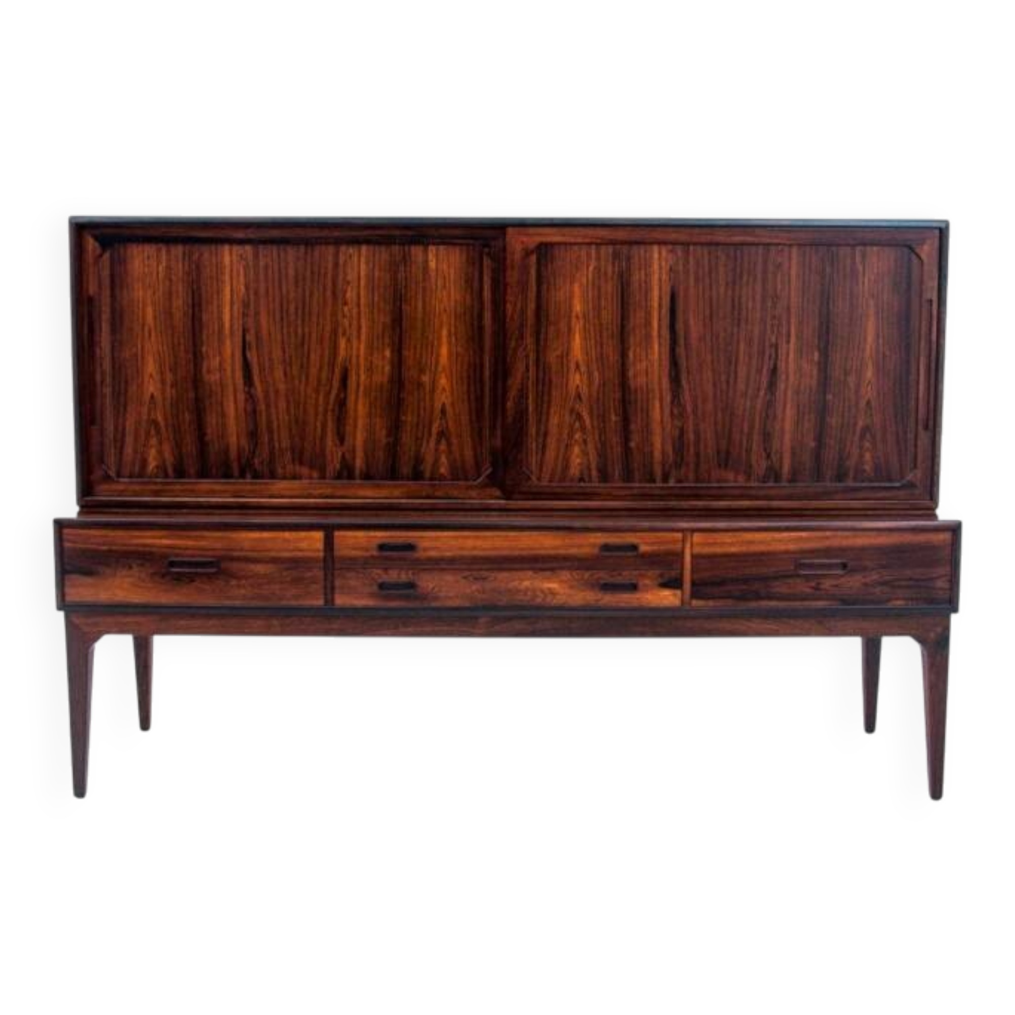 Highboard, design by S. Hansen, Denmark, 1960s