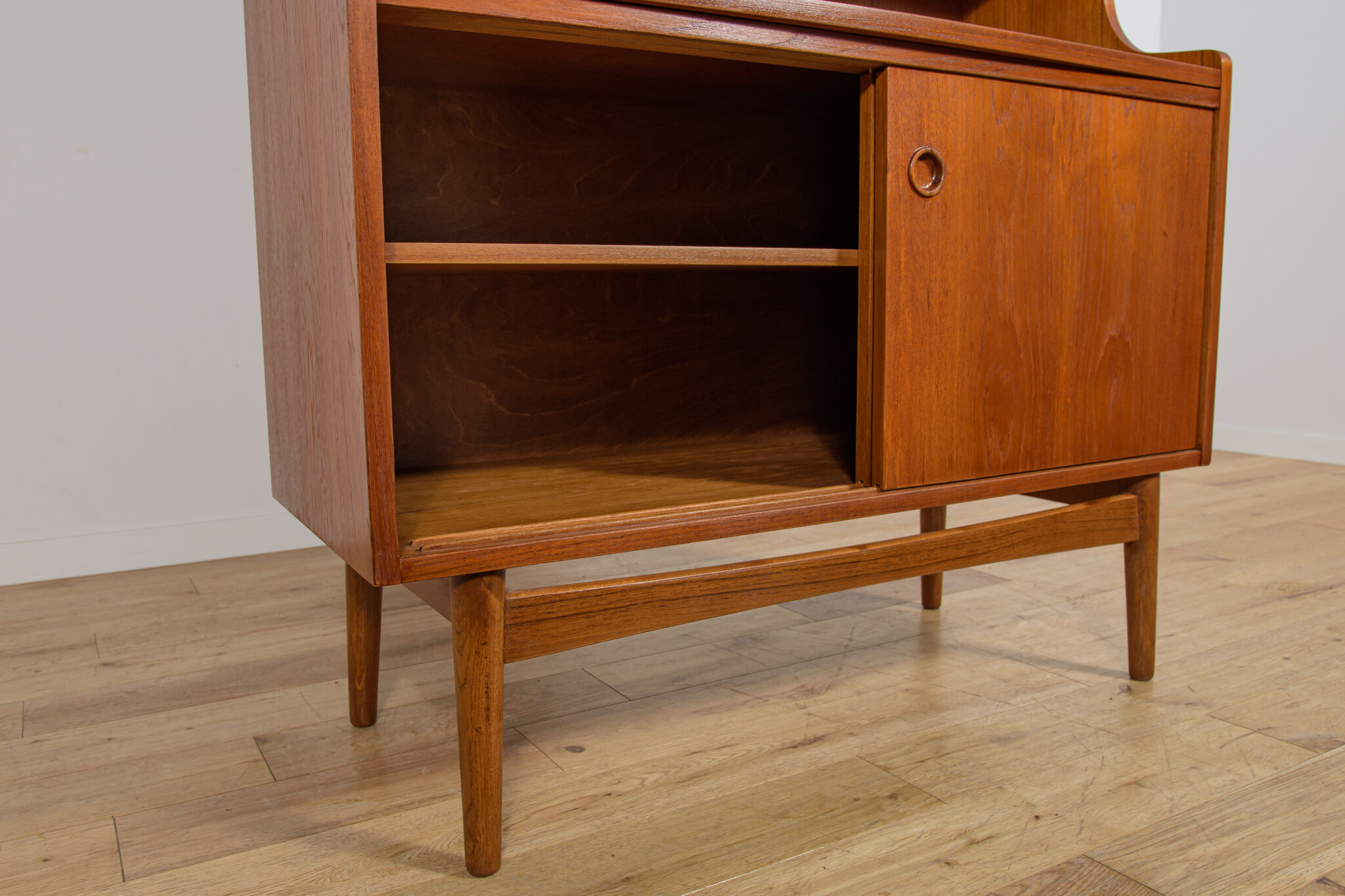Mid-Century Teak Shelf by Johannes Sorth for Bornholm, 1960s