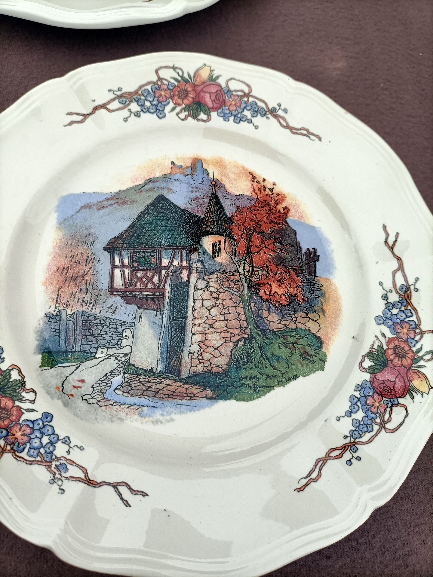 Digoin Sarreguemines plates