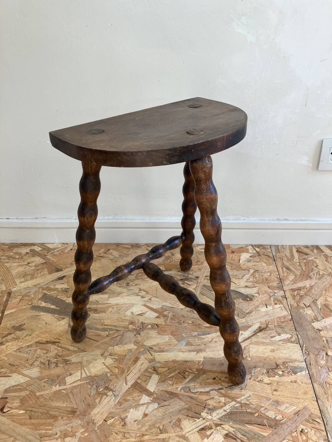 Vintage tripod stool