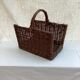 Wicker, vintage rattan pyre basket