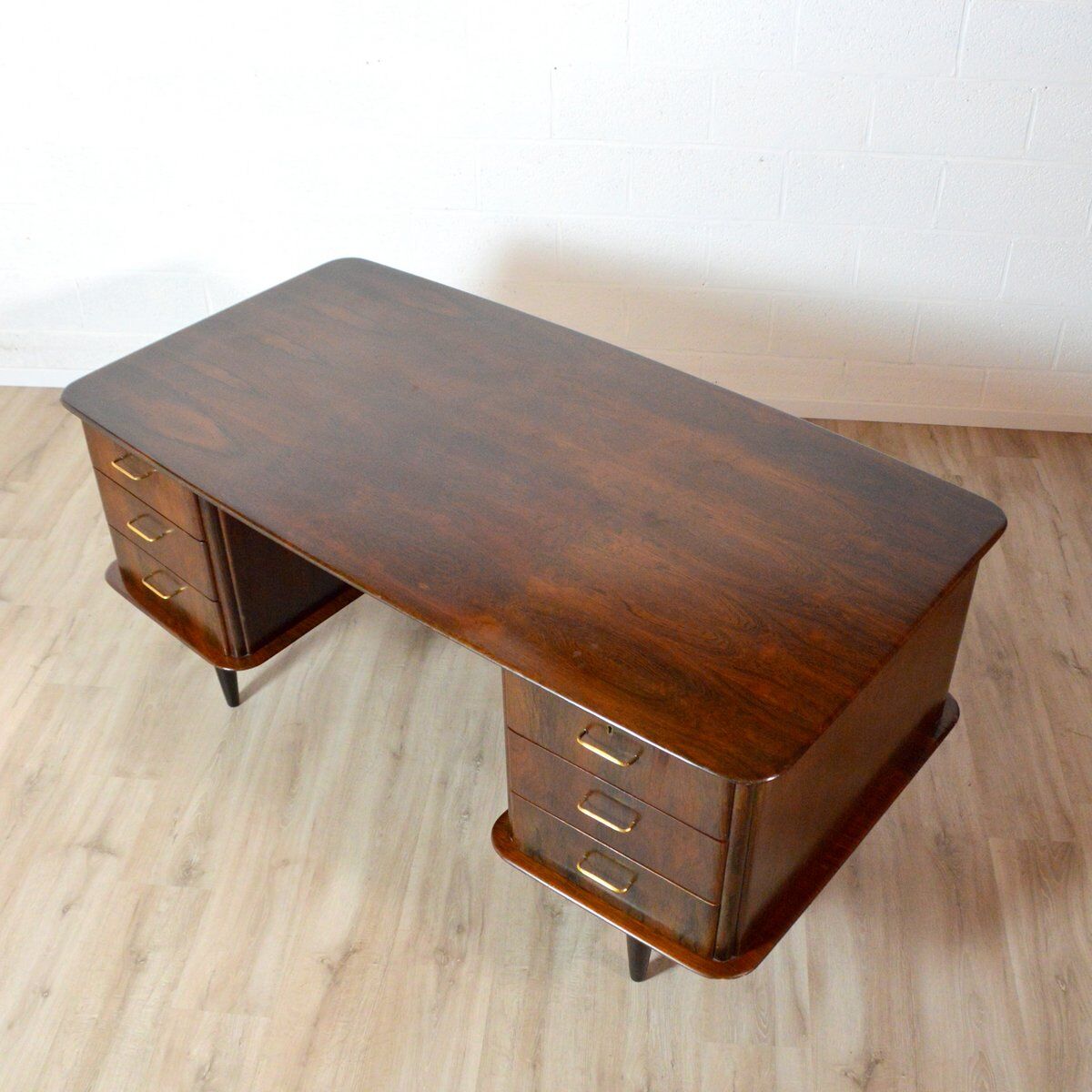 Rosewood desk Denmark vintage 1960s