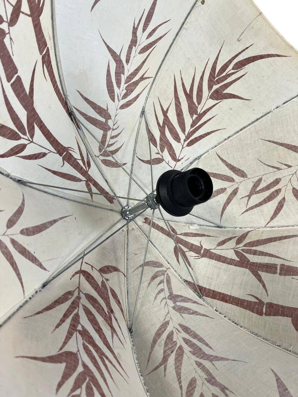 Vintage botanical pendant/light from the 1970s.